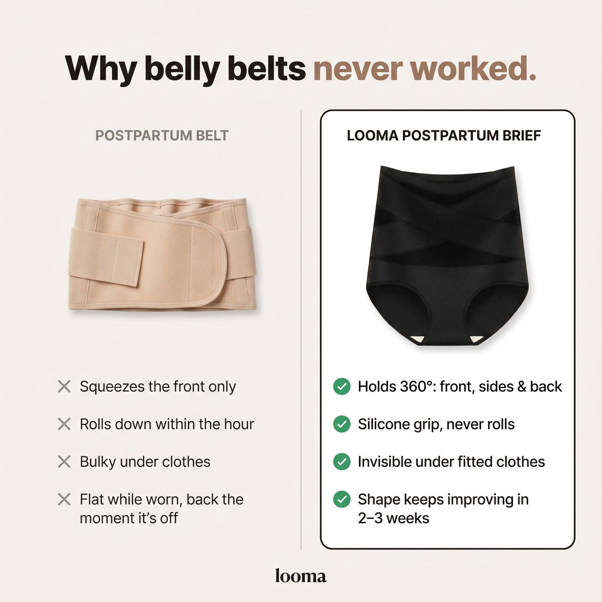 Why belly belts never worked