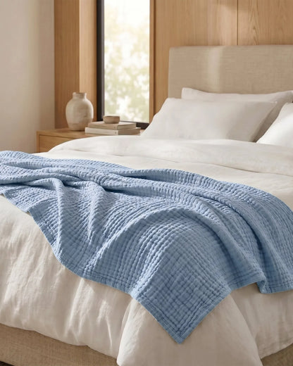 The Cloud Cotton Blanket — 100% Muslin Cotton