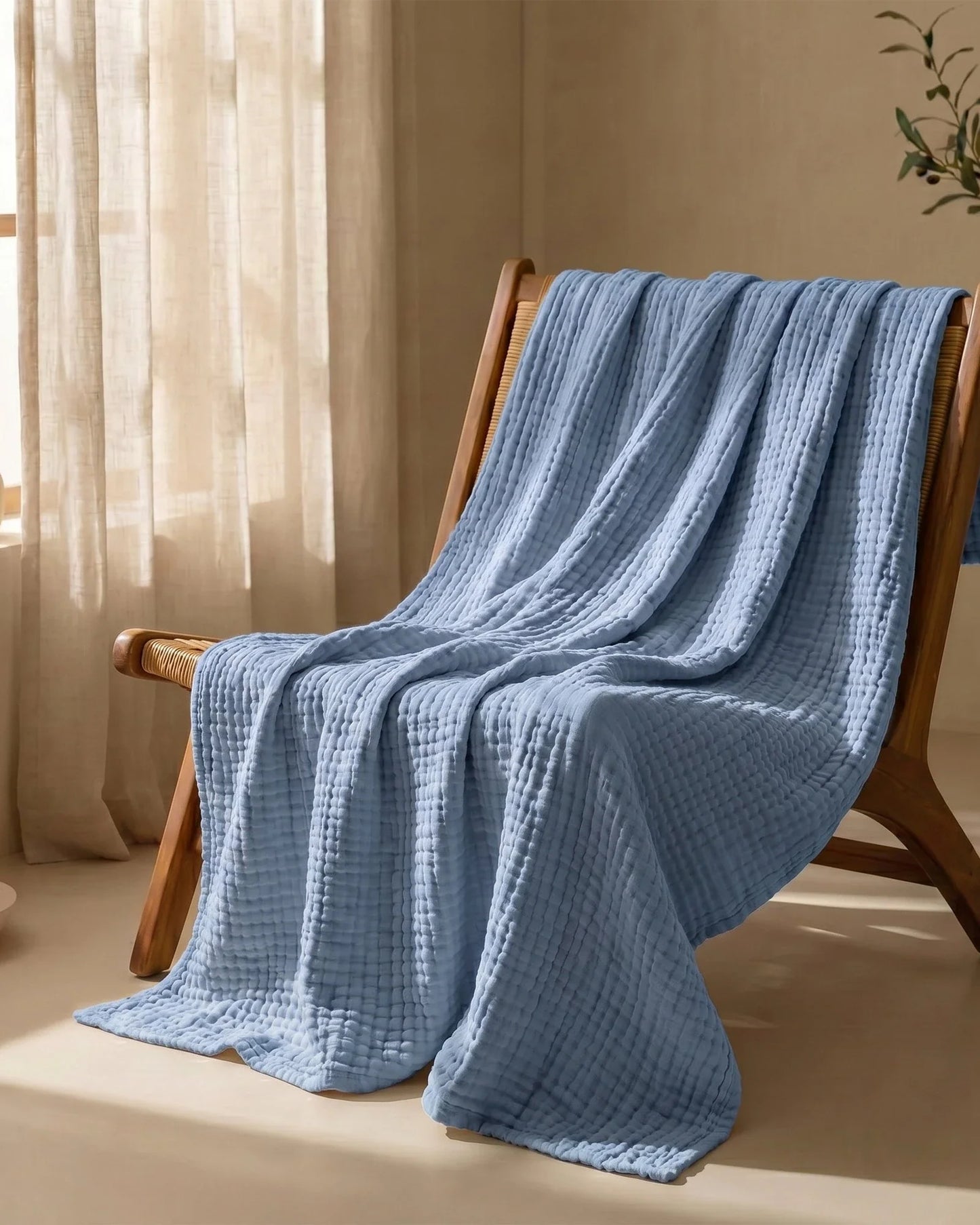 The Cloud Cotton Blanket — 100% Muslin Cotton