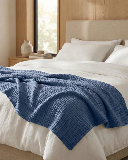 The Cloud Cotton Blanket — 100% Muslin Cotton