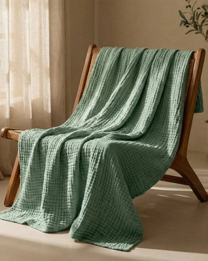 The Cloud Cotton Blanket — 100% Muslin Cotton