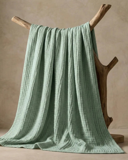 The Cloud Cotton Blanket — 100% Muslin Cotton