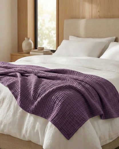 The Cloud Cotton Blanket — 100% Muslin Cotton
