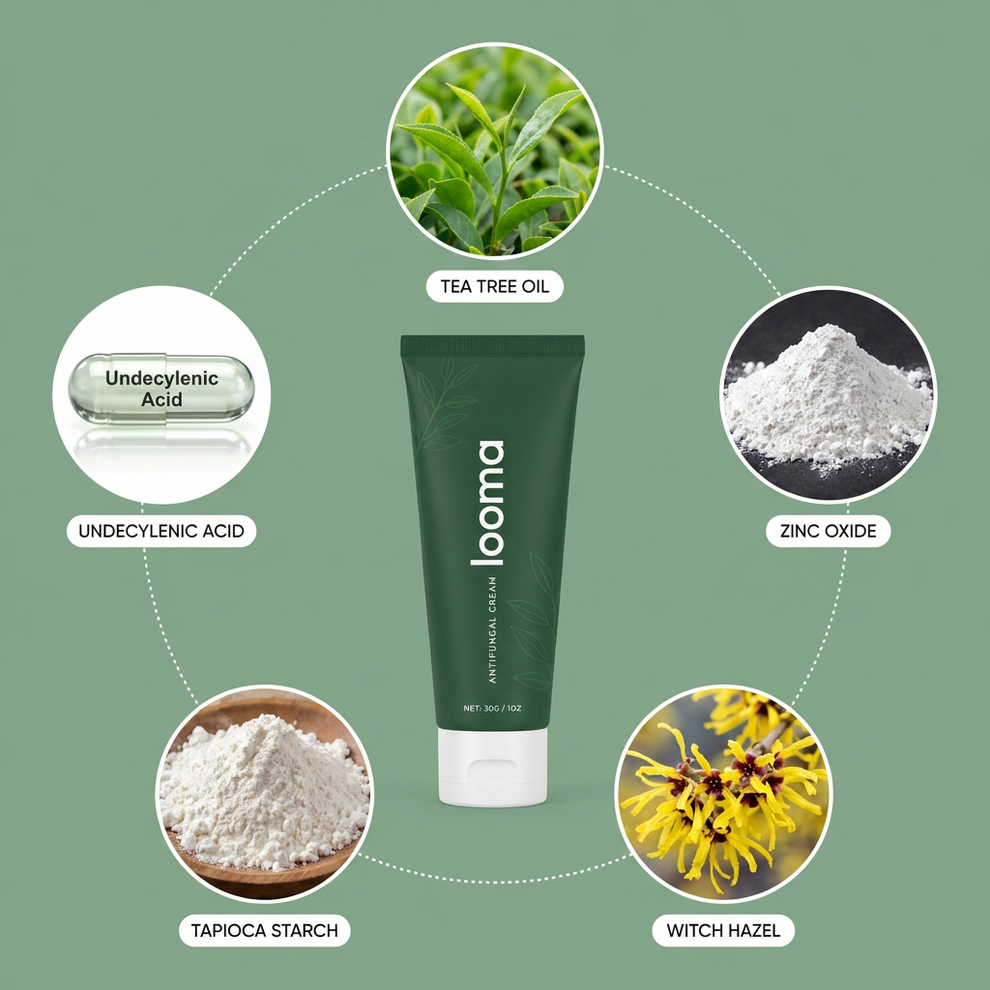 Looma Antifungal Barrier Cream key ingredients