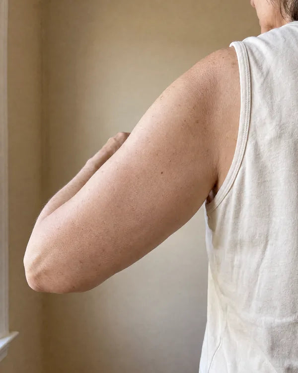 Smoother, firmer-looking upper arm after 8 weeks